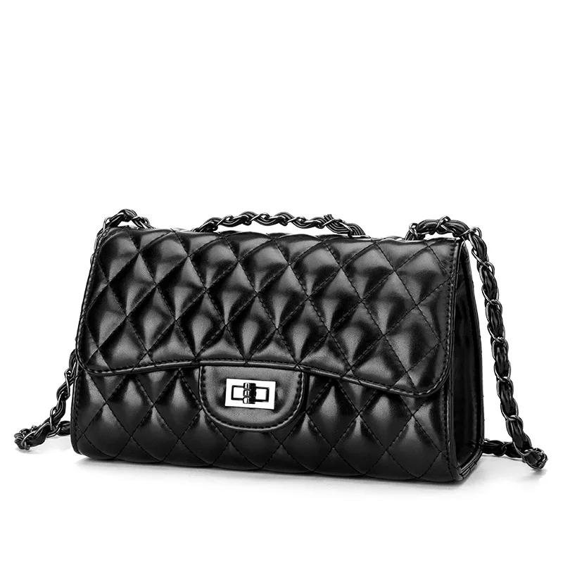 

High Quality Crossbody fashion handbacks women chain Circular Leather famous Brand female For Girl Small Round Lady Shoulder