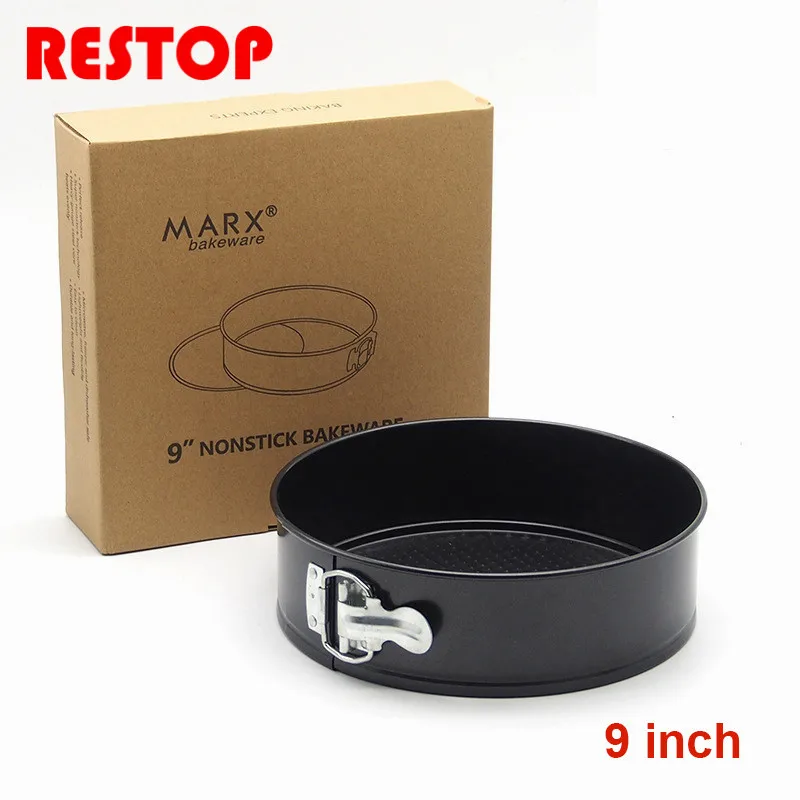 9 inch Non stick slipknot round cake pan Springform Pan Baking molds