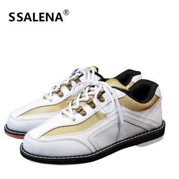 

Unisex Bowling Shoes With Skidproof Sole Professional Sport Shoes For Men Women Breathable Lace Up Training Sneakers #B1318
