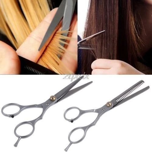 

2Pc Professional Hair Cutting Thinning Scissors Shears Barber Set Hairdressing Z11 Drop ship