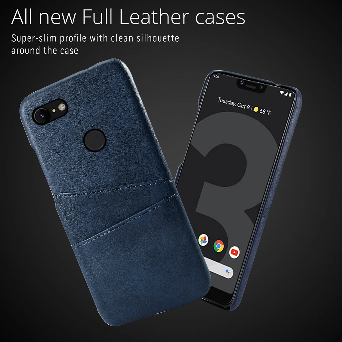 Retro Case for Google Pixel 3 XL 4 XL PU Leather PC Anti-Scratch Protective Cover for Google Pixel 2 2 XL 3A 3A XL Case Card