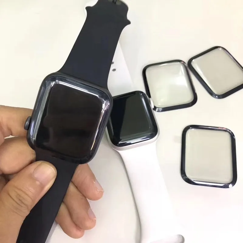 Закаленное стекло для apple watch 44 мм iwatch series 5 4 3 2 1 все версии защищают экран 42 мм 40 мм 38 мм все размеры