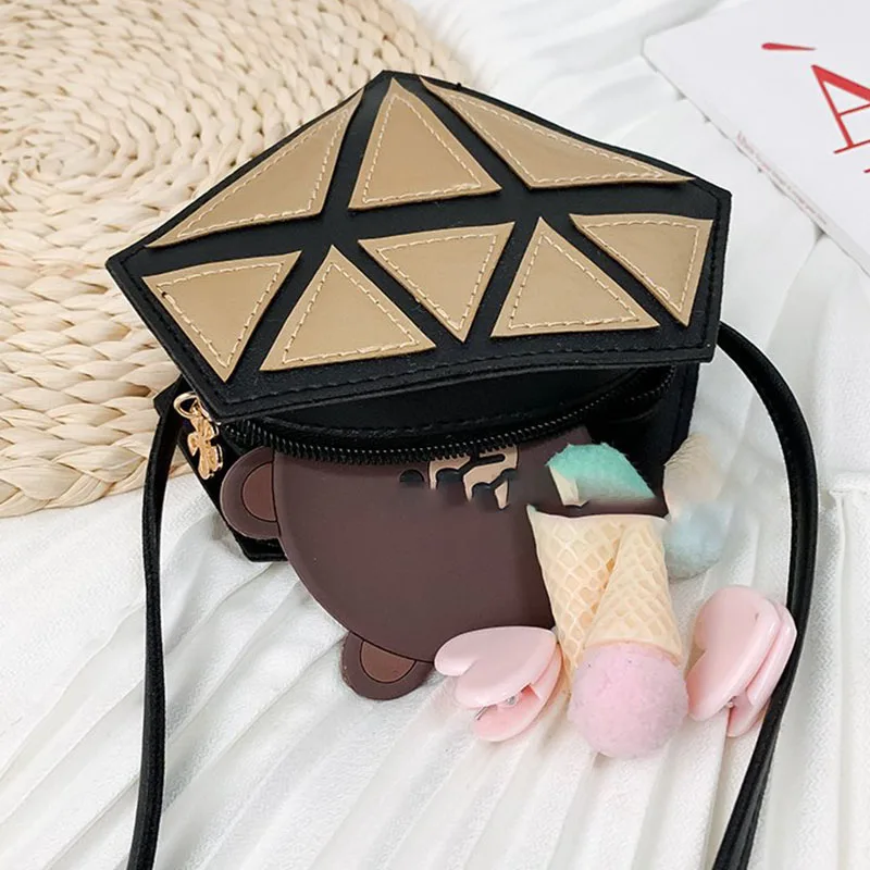 Симпатичная школьная сумка для детей, милая сумка на плечо в форме черепахи, Забавная детская сумка через плечо в форме бриллианта