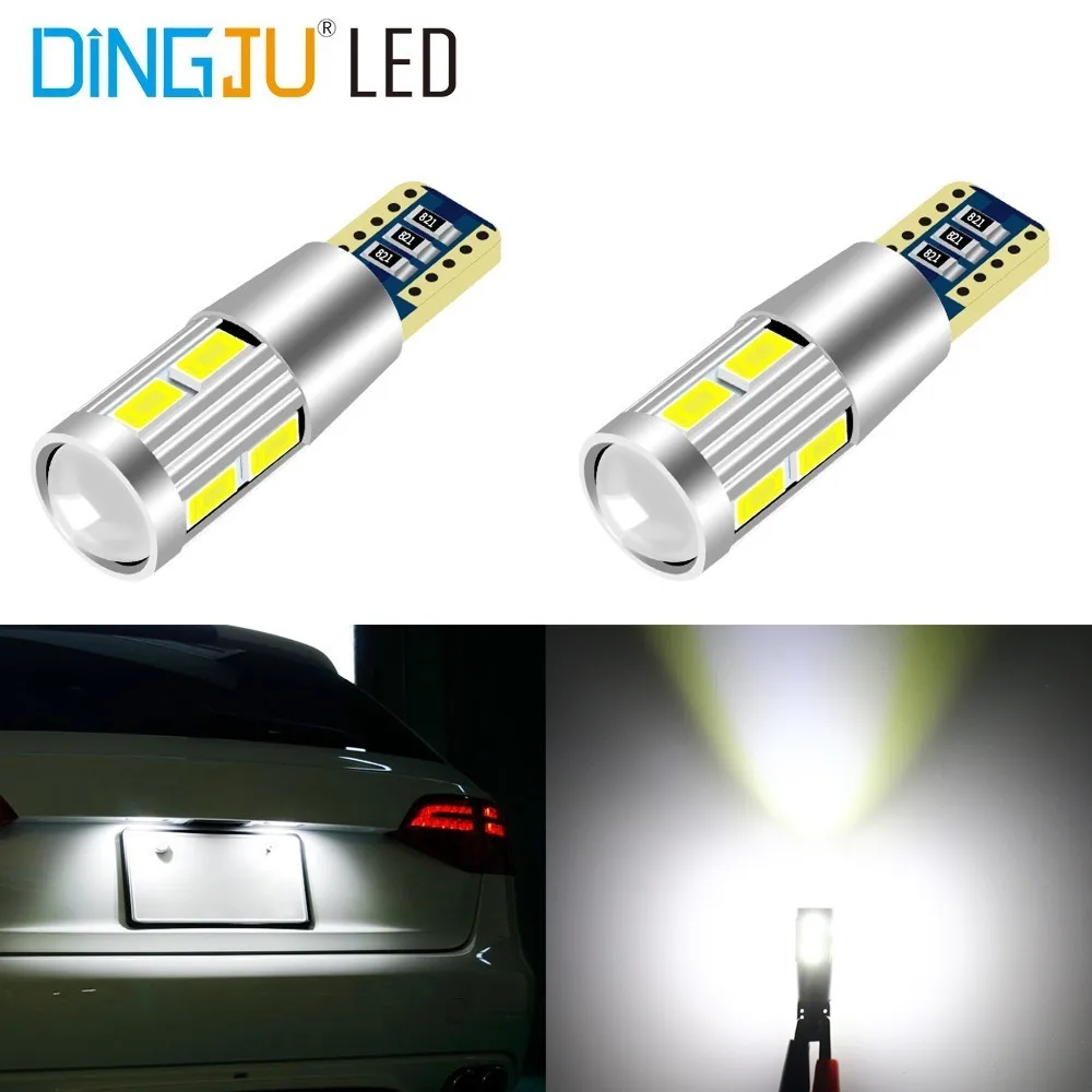 

1PCS T10 10SMD 5730 LED Auto Clearance Lights W5W 501 10SMD 5730 LED Car Marker Lamp Parking Bulb Canbus No Error Car Light