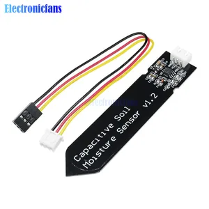 Analog Capacitive Soil Moisture Sensor V1.2 3.3~5.5V Corrosion Resistant With Gravity 3-Pin Interface For Arduino Raspberry