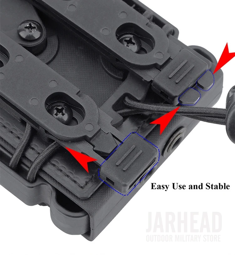 5,56 мм/7,62 мм/9 мм быстро маг Чехол Тактический Подсумок Чехол Molle ремень быстро прикрепить Перевозчик кобура 5,56 7,62 9 мм чехол