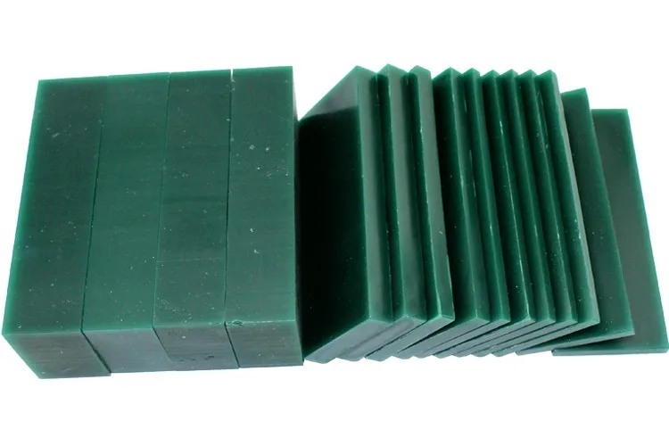 Ювелирные изделия резьба воск блок, темно-зеленый, жесткий, 1 фунт, нарезанный литье воск