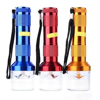 

1pc Random Color Convenient Aluminum Leaf Herbal Tobacco Electric Grinder Mill Smoke Spice Crusher Muller