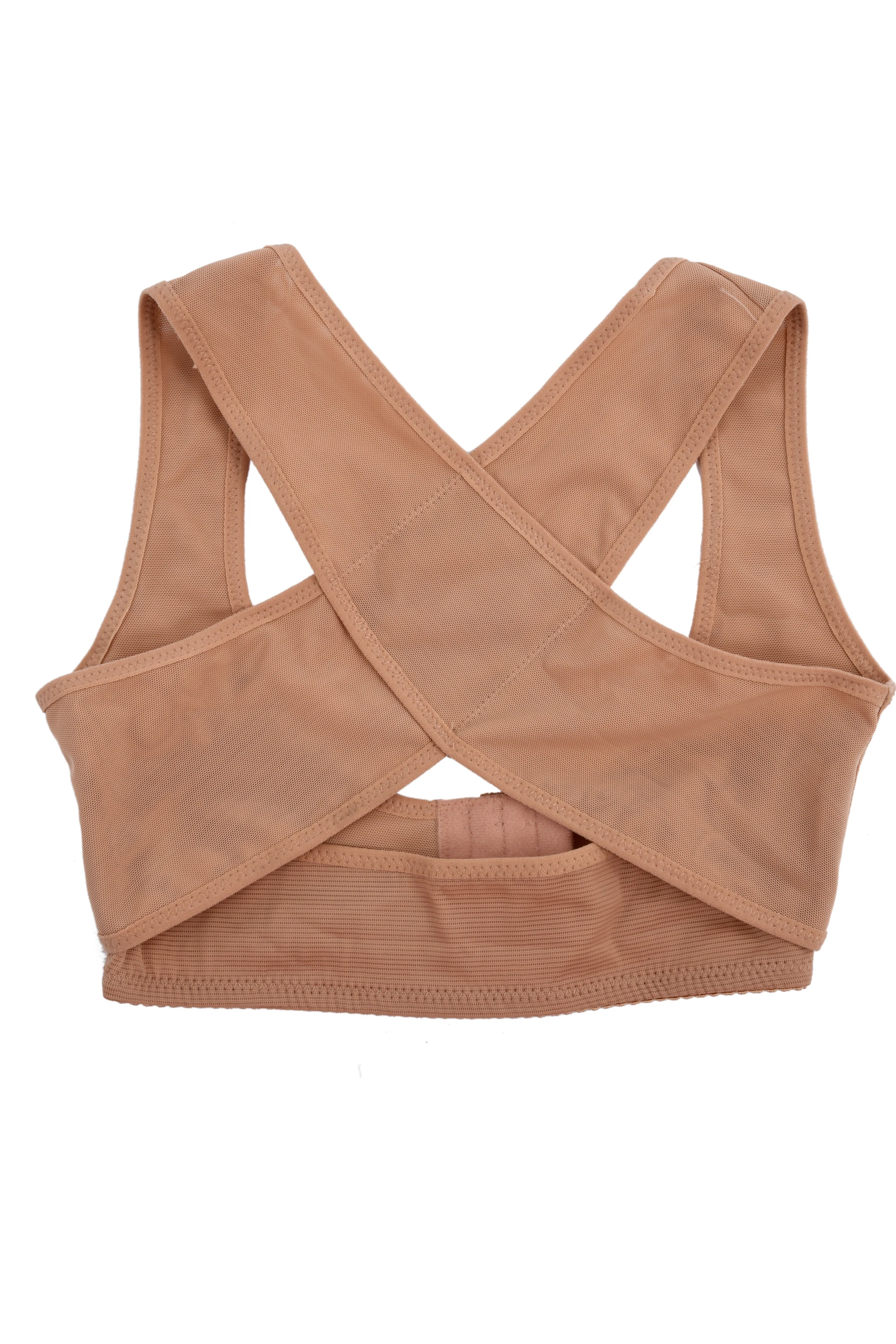Lady Chest Breast Support Belt Band Posture Corrector Brace Body