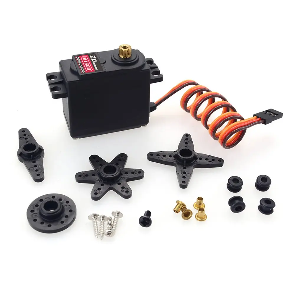 

ZD Racing M1500 15KG Standard Steel Gear Full CNC Aluminium Shell Coreless Servo Waterproof Servo for Helicopter