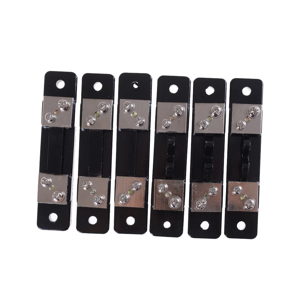 1pcs  For DC 50A 30A 20A Digital Ammeter Current Divider Slot Type Shunt FL-2 Current Measure Shunt Resistors