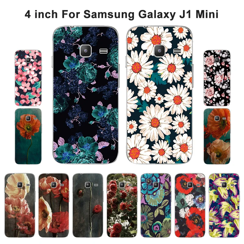 TPU силиконовый чехол для Samsung Galaxy J1 mini необычная Раскрашенная мягкая задняя