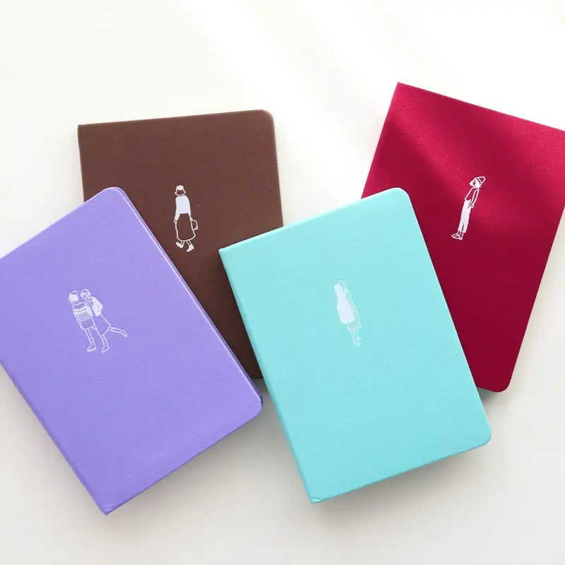 

New Cute A5 Notebook Street Beat Diary Book Horizontal Line Blank Page Hardcover Diary Korea Stationery School Supplies