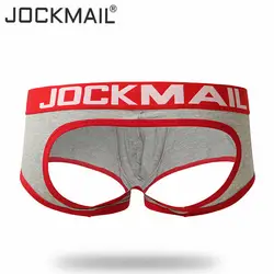 2018 Новый стиль-стринги JOCKMAIL бренд бандаж для парня дышащее Мужское нижнее белье хлопковые трусы сексуальное бикини с низкой талией Стринги