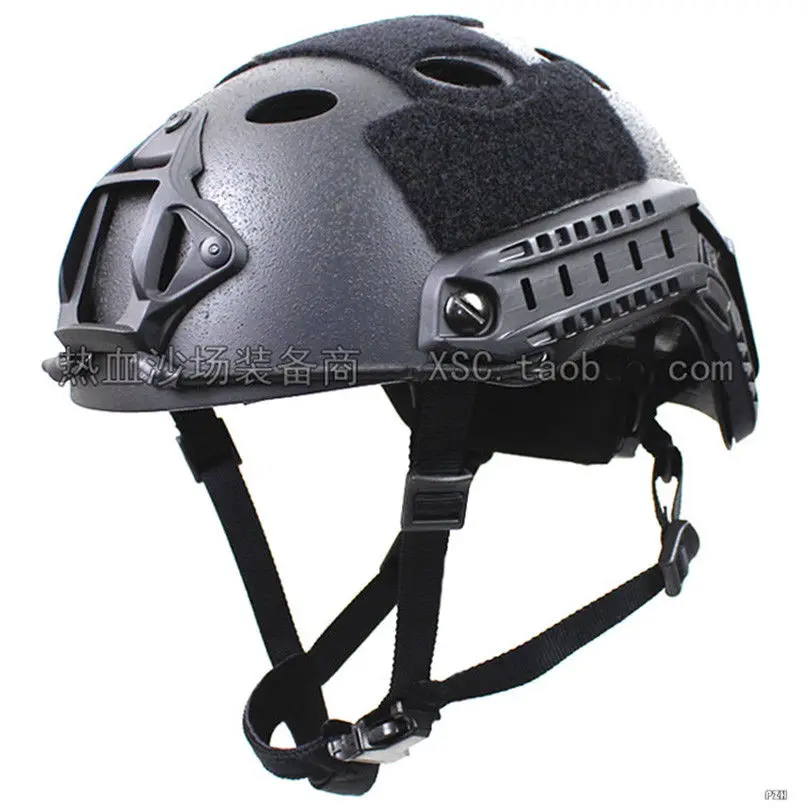 

Carbon Fiber FAST Helmet PJ Tactical Helmet Airsoft Paratrooper New Rail Shroud