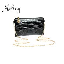 Aelicy женская сумка-мессенджер из крокодиловой искусственной кожи