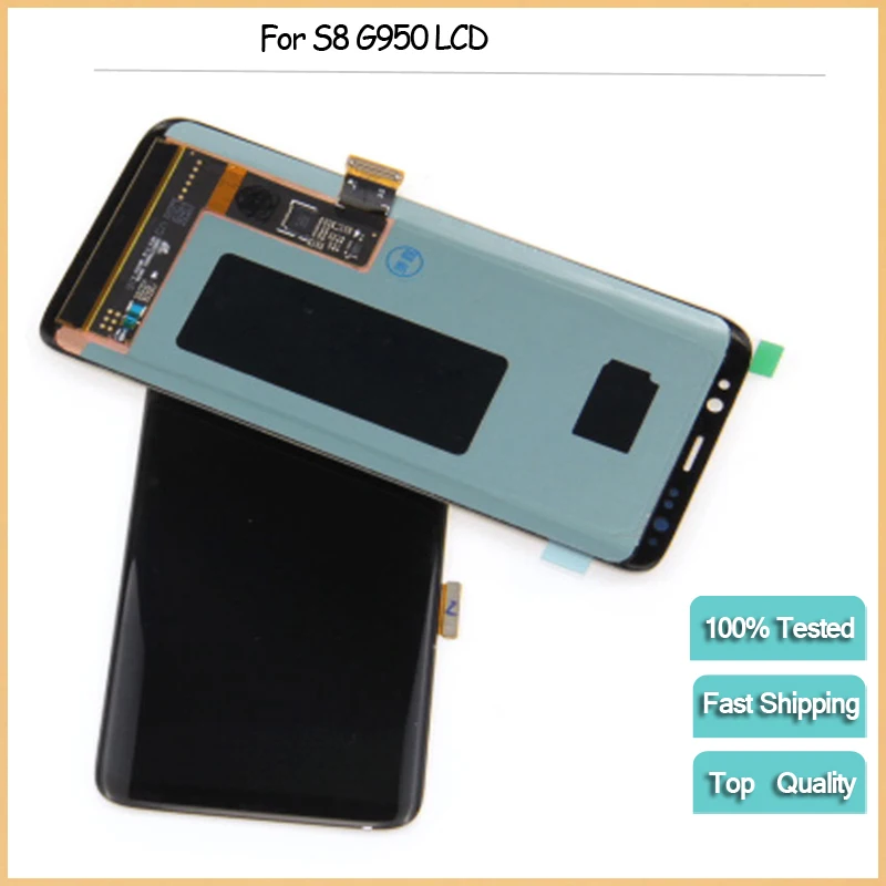 

For SAMSUNG Galaxy S8 LCD Display G950 G950F LCD Display Touch Screen Digitizer Replacement For Galaxy S8 display for S8 lcd new