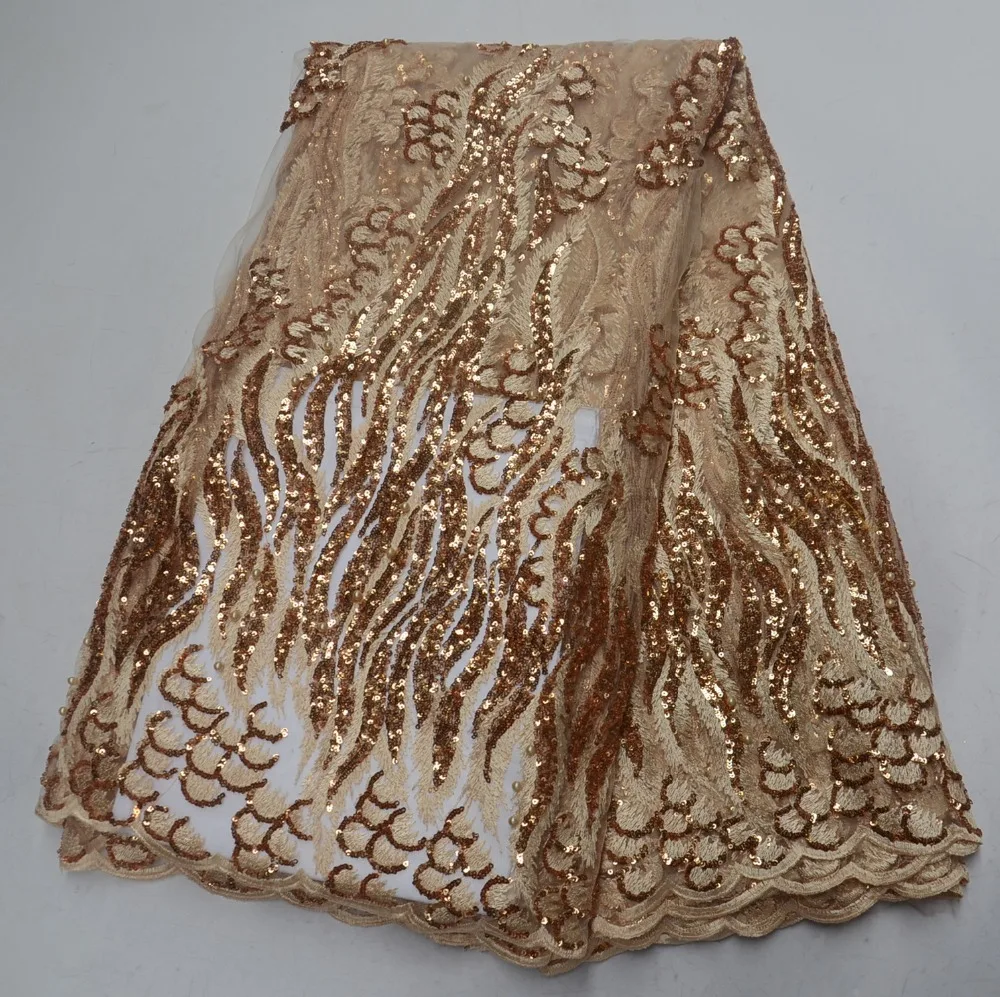 

2019 high quality African lace embroidery lace for women's fabrics, French mesh lace fabrics