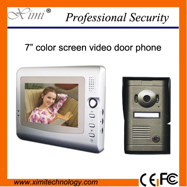 

7 inch TFT color screen video door phone night version video doorbell V7C-P
