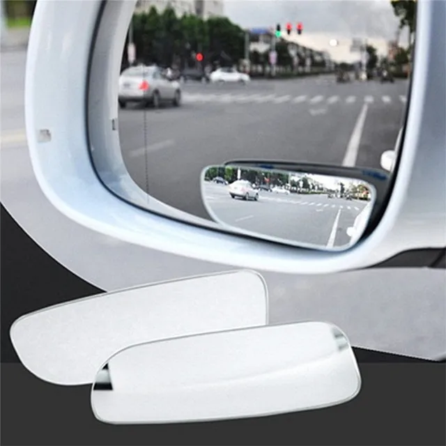 2PCS Universal Car Side View Blind Spot Mirror Car Auto 360 degree Wide