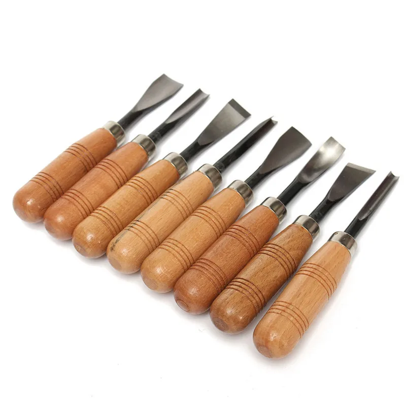 

8 Pcs wood Carving Chisels set, carpenter tools wood carving knives set