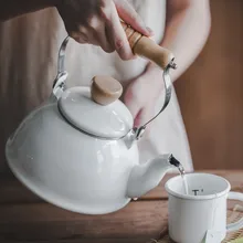 2 л чайники для воды, керамический чайник, эмалированный чайник, может использоваться на электромагнитной печи или на природном газе