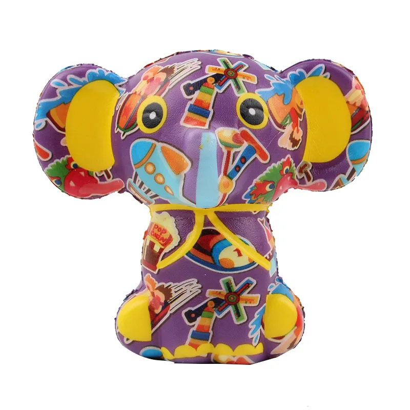 20pcs-rare squishy Красочные животные хлеб медленный рост игрушечная еда мягкий PU телефон шарм игрушки-антистресс