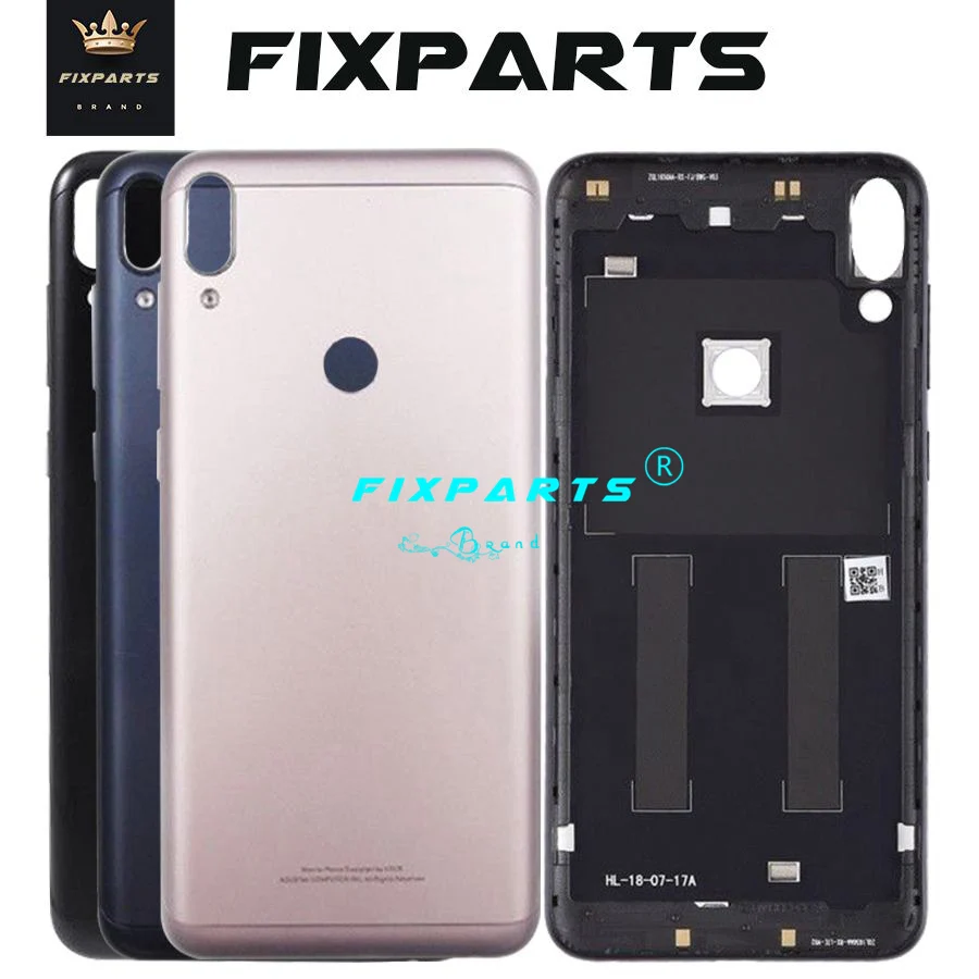 Metal Material For ASUS ZenFone Max Pro M1 ZB601KL ZB602KL Battery Cover Case Back Door Back Housing With Side Buttons (3)