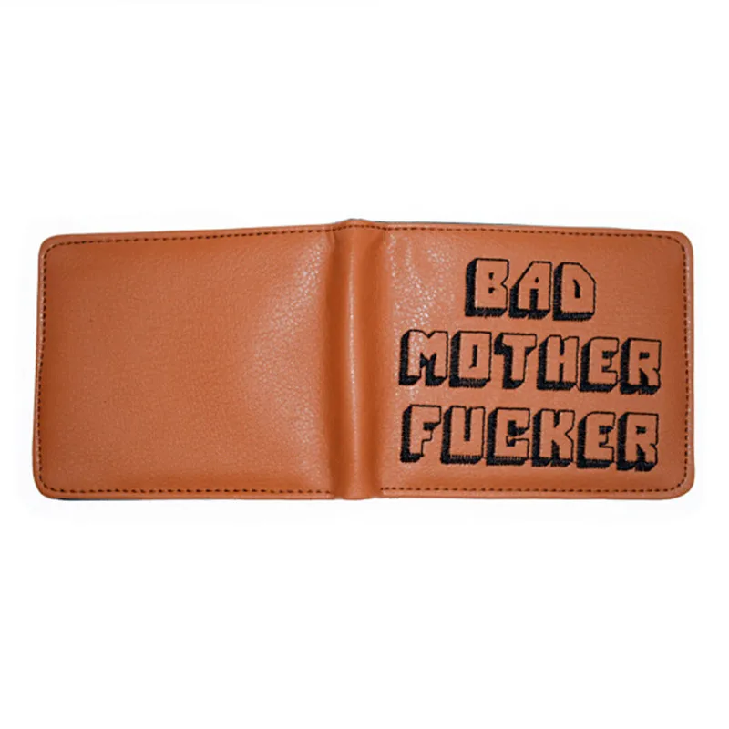 Wallet With Zipper Coin Pocket Bad Mother Boys Wallet Card Holder Vintage Gift Purse Wallet With Zipper Coin Pocket Bad Mother Boys Wallet Card Holder Vintage Gift Purse