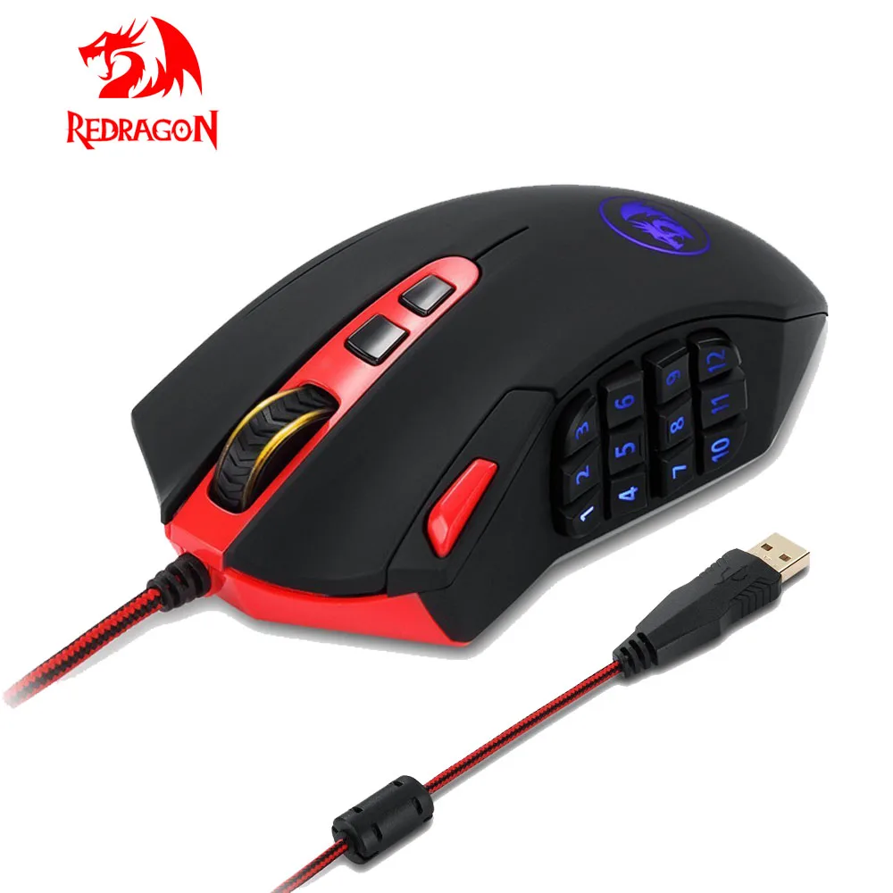Prix pour Professionnel 16400 DPI Réglable USB Filaire Optique Gaming Mouse 18 Boutons Programmables pour Ordinateur PC Portable Prix pour Professionnel 16400 DPI Réglable USB Filaire Optique Gaming Mouse 18 Boutons Programmables pour Ordinateur PC Portable