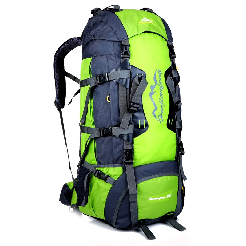 HUWAIJIANFENG 2017 new large capacity outdoor mountaineering backpack bag carrying system, outdoor shoulder bag, 80L