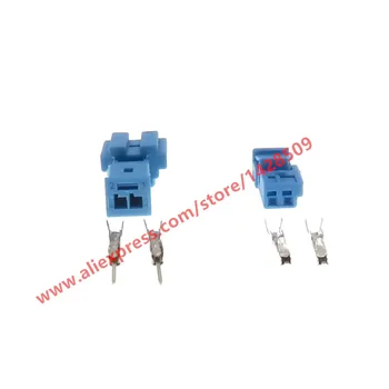 

20 Sets 2 Pin Auto Door Light Socket Audio Tweeter Plug For BMW B-14525-1 9-968554-1 9-968554-1A 8-1452577-1A