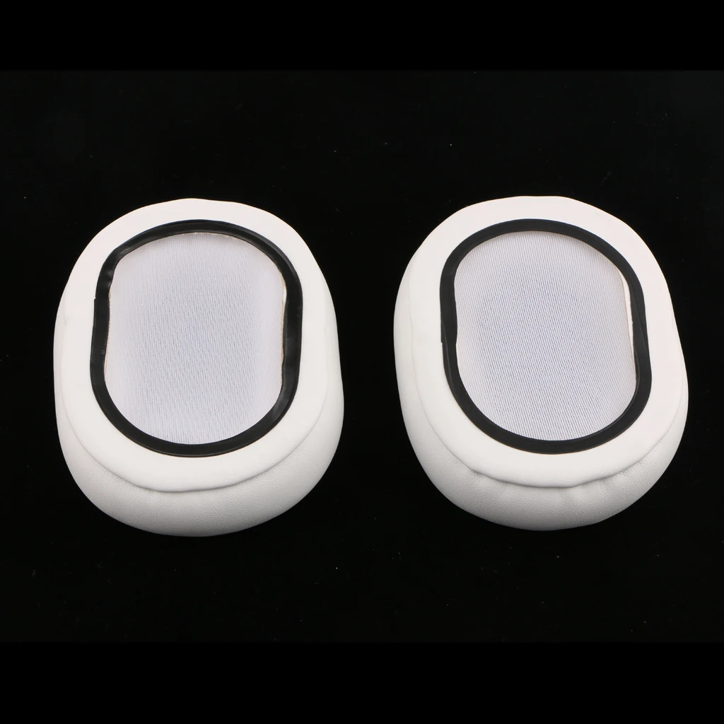 White Headphone Ear Pads Cushion Cover Pillow for ATH-MSR7 ATH-M50 M40 M50X
