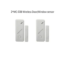 2 шт./лот Волчья защита беспроводной контакт двери и окна сенсор Интеллектуальный зазор магнитный датчик обнаружения для домашней сигнализации безопасности Burlgar системы