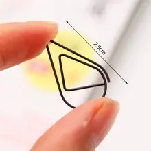 Декоративные зажимы для переплетов, складные зажимы для документов, художественные зажимы новой формы, 30 X зажим для бумаги 2,5 см