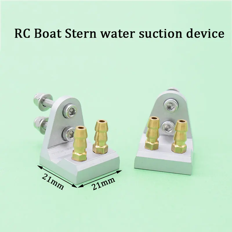

RC Boat Stern water suction device with Dual M5 nozzle Metal water intake for RC CAT Boat O yacht model Cooling Systems