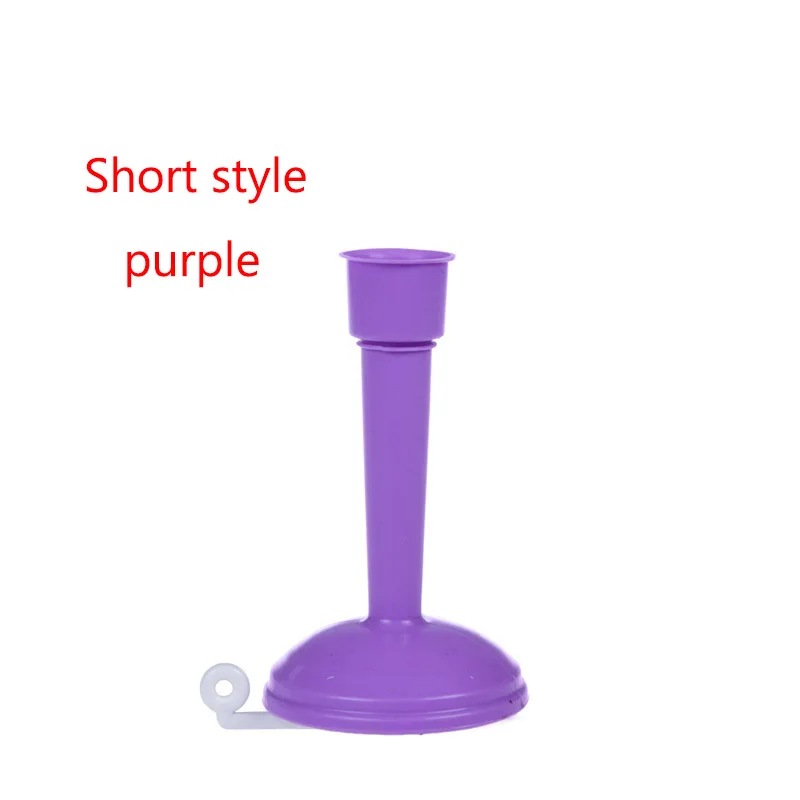 Для малышей и детей постарше Ручная стирка душ помощник кран для маленьких детей Ванная комната распылители воды Аксессуары для ванной комнаты - Цвет: short purple