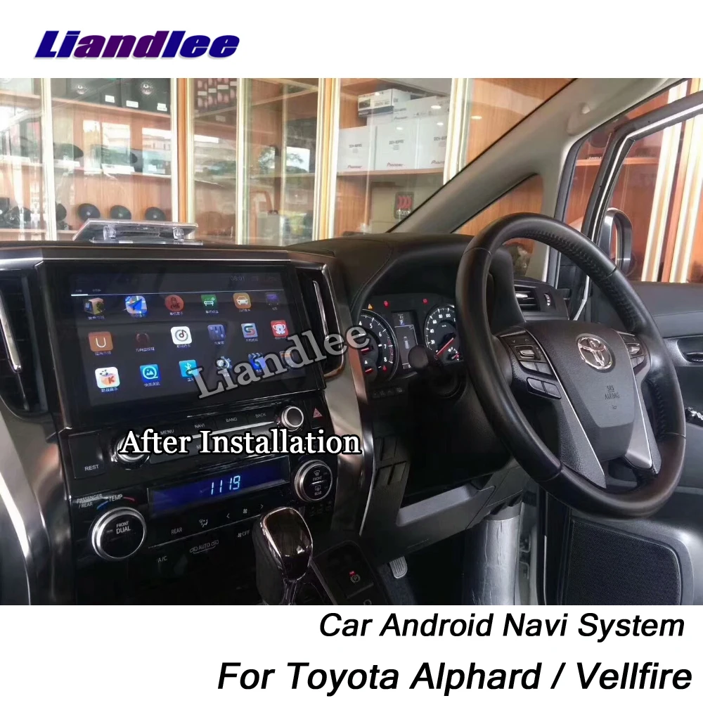 Cheap Liandlee Car Android For Toyota Alphard / Vellfire AH30 2015~2018 Radio Stereo Carplay GPS Wifi Navi MAP Navigation Multimedia 8