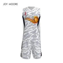 На заказ ваша команда быстросохнущая баскетбольная спортивная одежда высокого качества Мужская дышащая тренировочная рубашка для баскетбола и шорты