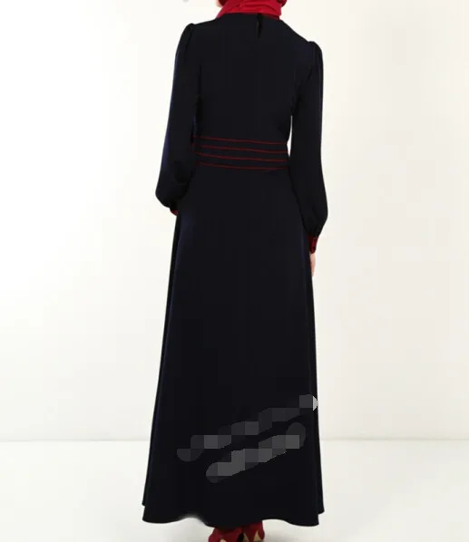 Новая мусульманская абайя для женщин одежда Саудовской Аравии abaya черные халаты Костюмные принадлежности WS313