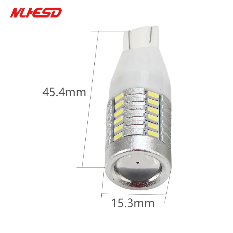 10 шт. супер яркий T15 W16W 5 W 30 SMD 3014 Светодиодный прожектор 12 smd 5630 luzes lampada reversa de seguranca do