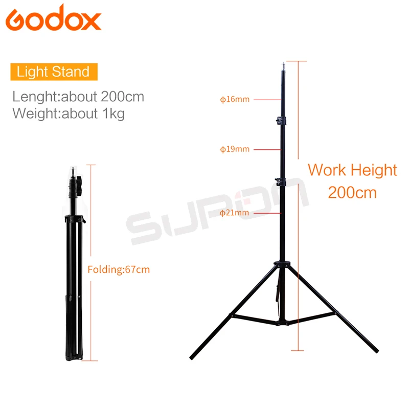  Godox 4x 250SDI Studio Flash Light + Light Stand + Carry Bag + 50*70cm Softbox + 5 in 1 Reflector P - 32850036759