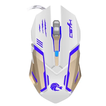 

Professional Wired Gaming Mouse S100 5500 DPI 6 Button Colorful LED Backlit Light USB Wired Optical Gaming Mouse
