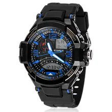 Спортивные часы Для мужчин наручные часы Элитный бренд цифровые наручные часы армия секундомер Chrongraph открытый 50 м Водонепроницаемый Reloj