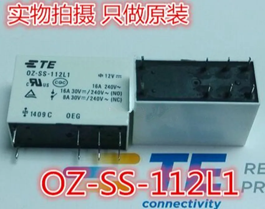 

OZ-SS-112L1 16A 12VDC 240VAC TE Tyco OEG Relay (1 From C) contact DIP8 new and original