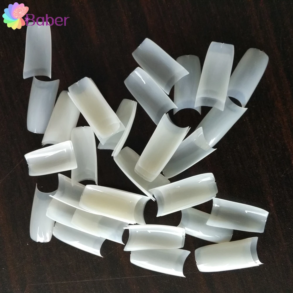 Plastic Nail 500 pcs Natural False Nail Art Tools Beauty Makeup