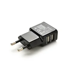 Адаптер настенного зарядного устройства с двумя USB портами 2 а/1