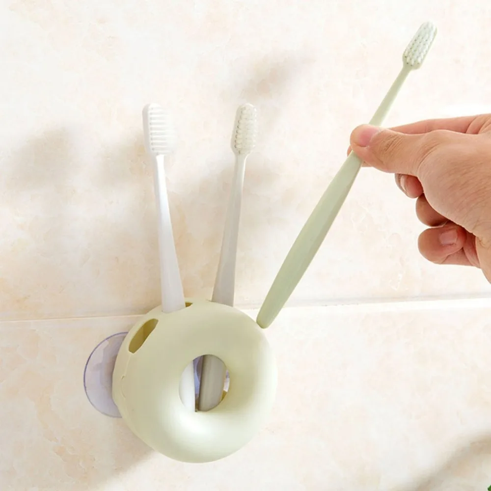 

Wall-mounted toothbrush holder