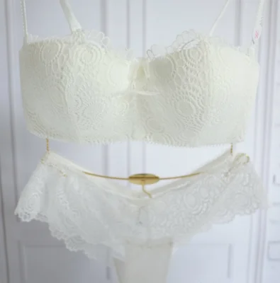 Комплект женского кружевного нижнего белья с чашками пуш ап|set art|underwear testunderwear set |