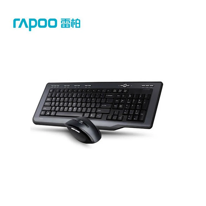 Rapoo 8200 Multimedia Wireless Optical Keyboard & Mouse Combos, Top Brand Quality Keyboard Mouse for PC Laptop Gaming